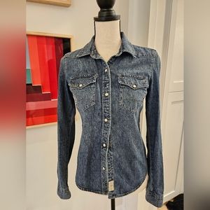AX denim blouse